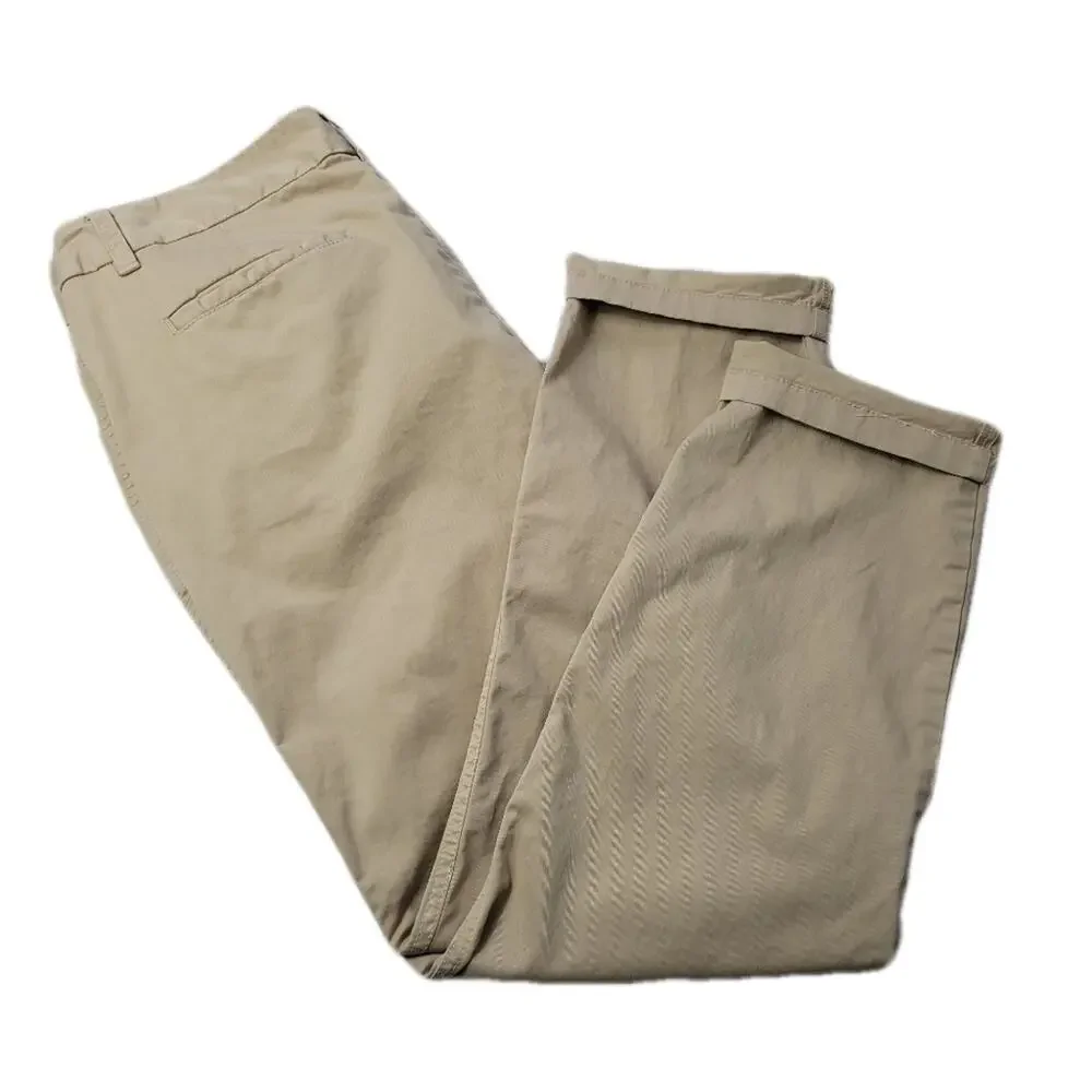 Cason Khaki Cuffed Pants from Nordstrom size 12